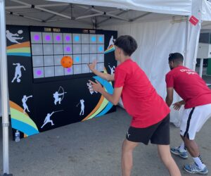 Handball sur le mur digital